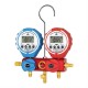 Digital Double Meter Valve Refrigeration Manifold Gauge Refrigerante Pressure Gauge Vacuum High Pressure Gauge