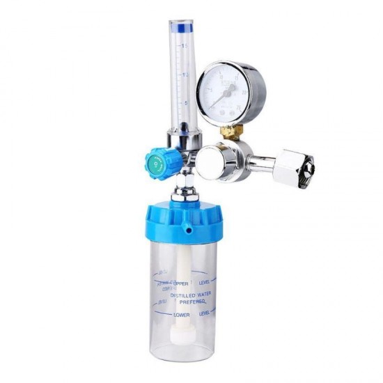 O2 Oxygen Meter Valve Body Zinc Alloy Inhaler Weld Pressure Reducing Valve Pressure Regulators Pressure Gauge