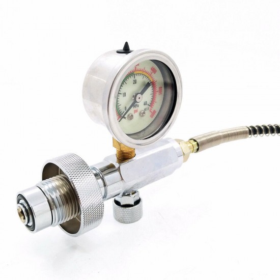 Paintball PCP Din Fill Station Charging kit 300 bar/ 4500 psi Air Refill Pressure Gauge