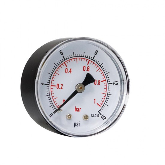 TS-Y50Z4-15/30/60/100/160/300psi 52mm Dial 1/4 BSPT Pressure Gauge