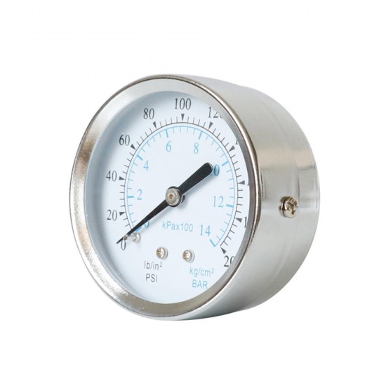 TS-Y60Z8-14kg/cm² 63mm 0-14kg/cm² 0-200psi Dial 1/8 NPT Pressure Gauge