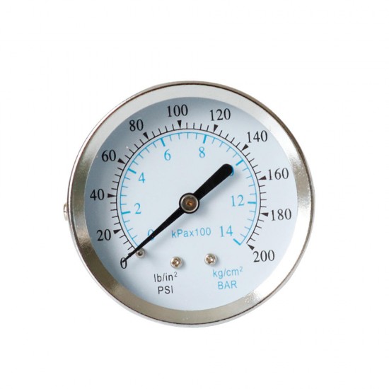 TS-Y60Z8-14kg/cm² 63mm 0-14kg/cm² 0-200psi Dial 1/8 NPT Pressure Gauge TS-Y60Z8-14kg/cm² 63mm 0-14kg/cm² 0-200psi Dial 1/8 NPT Pressure Gauge