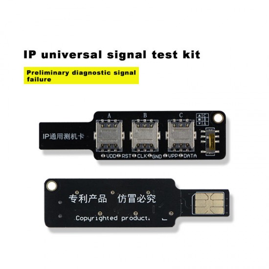 3 in 1 Universal IP Test Card Mobile Phone SIM Test Card Repair Tool for iPhone for Samsung Huawei Android Signal Testing Tool