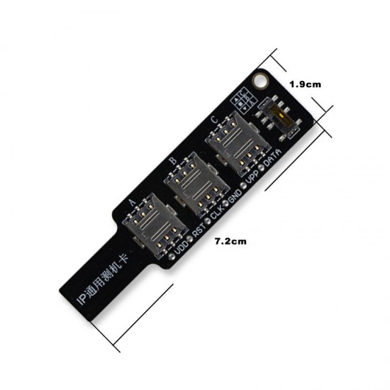 3 in 1 Universal IP Test Card Mobile Phone SIM Test Card Repair Tool for iPhone for Samsung Huawei Android Signal Testing Tool