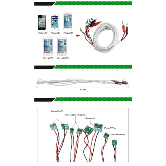 Mobile Phone DC Power Supply Phone Current Test Cable Repair Tools Power Data Cable for iPhone 4-8X Mobile Phone DC Power Supply Phone Current Test Cable Repair Tools Power Data Cable for iPhone 4-8X