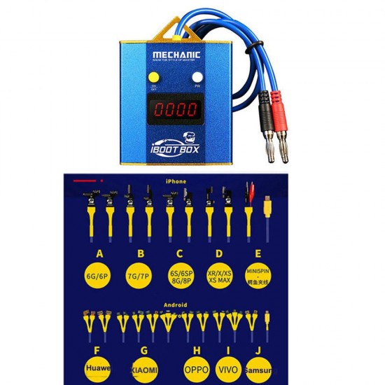 iBoot Box Phone Power Supply Test Cable Motherboard for iPhone Android Mobile phone Battery Repair Boot Line