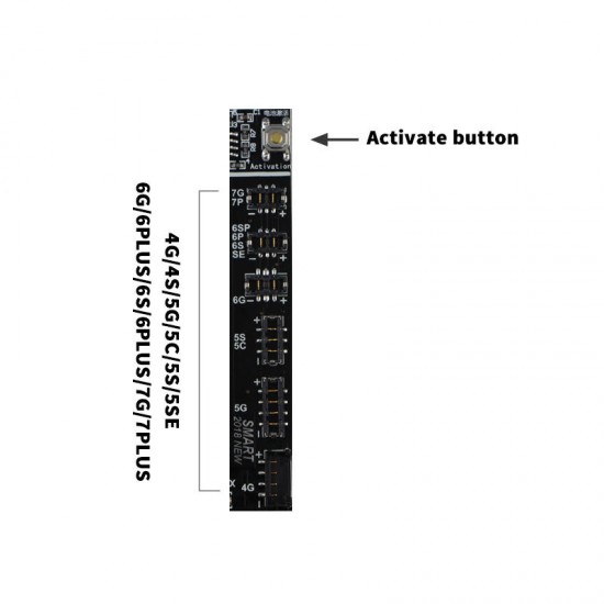 Phone Battery Activation Board Plate Charging USB Cable Jig For iPhone 4 -8X VIVO Huawei Samsung Circuit Test