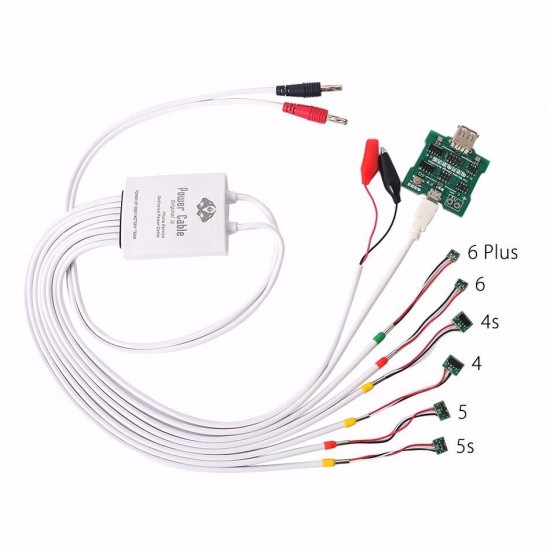 Professional 6 in 1 Power Supply Phone Current Test Cable and Battery Activation Board for iPhone 6/6 Plus/5s/5/4s/4