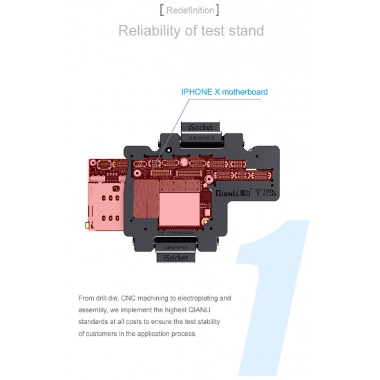 Motherboard Test Fixture IPHONEX Double-deck Motherboard Function Tester Repair Tool for iPhone x xs xs max