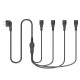 Universal Computer Laptop Power Cord 4 in 1 Extension Cord 936 Soldering Station Power Cable Splitter Universal Computer Laptop Power Cord 4 in 1 Extension Cord 936 Soldering Station Power Cable Splitter