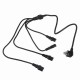 Universal Computer Laptop Power Cord 4 in 1 Extension Cord 936 Soldering Station Power Cable Splitter Universal Computer Laptop Power Cord 4 in 1 Extension Cord 936 Soldering Station Power Cable Splitter
