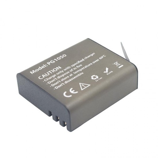 3.7V 1050mAh Action Camera Battery For H9 H9R H3 H3R H8PRO H8R H8 SJ4000 SJ5000 SJ5000X PG1050 Rechargeable Battery 3.7V 1050mAh Action Camera Battery For H9 H9R H3 H3R H8PRO H8R H8 SJ4000 SJ5000 SJ5000X PG1050 Rechargeable Battery