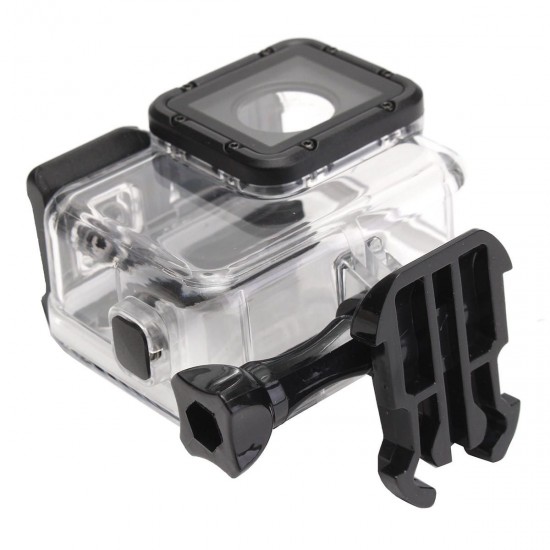 60M Waterproof Housing Case with Tough Screenn Back Door Cover For Gopro Hero 5 Black