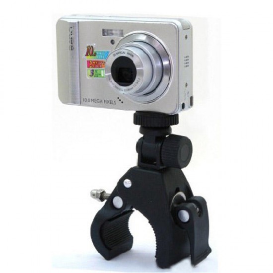 ABS PVC Bike Bicycle Handlebar Mount Holder Bracket For Camera DC DV