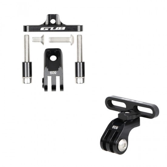 GUB 609 CNC Aluminum Bike Holder Adapter for Gopro Hero 5 4 3 Eken Camera Flashlight-Handlebar Mount