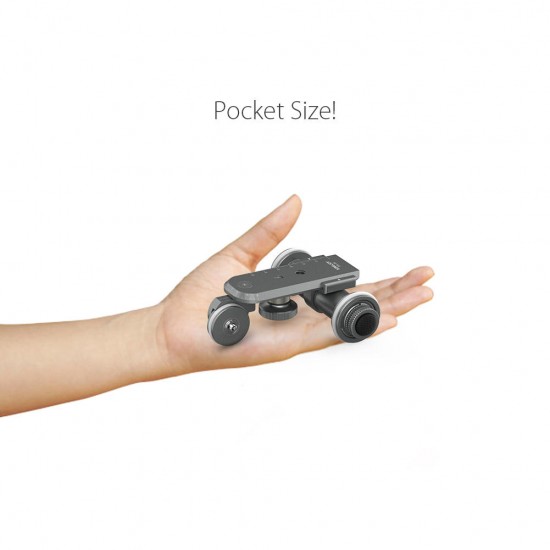PPL-06 Elelctric Track Slider Dolly Car 3-Wheel Video Pulley Rolling Skater for Sony Cannon Nikon Camera Smartphone PPL-06 Elelctric Track Slider Dolly Car 3-Wheel Video Pulley Rolling Skater for Sony Cannon Nikon Camera Smartphone