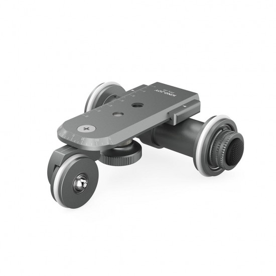 PPL-06 Elelctric Track Slider Dolly Car 3-Wheel Video Pulley Rolling Skater for Sony Cannon Nikon Camera Smartphone