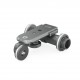 PPL-06 Elelctric Track Slider Dolly Car 3-Wheel Video Pulley Rolling Skater for Sony Cannon Nikon Camera Smartphone