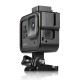 Metal Protective Case Shell Frame with Dual Cold Shoe Mount for GoPro Hero 8 Black Action Sports Camera