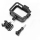 Metal Protective Case Shell Frame with Dual Cold Shoe Mount for GoPro Hero 8 Black Action Sports Camera