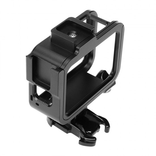 Metal Protective Case Shell Frame with Dual Cold Shoe Mount for GoPro Hero 8 Black Action Sports Camera