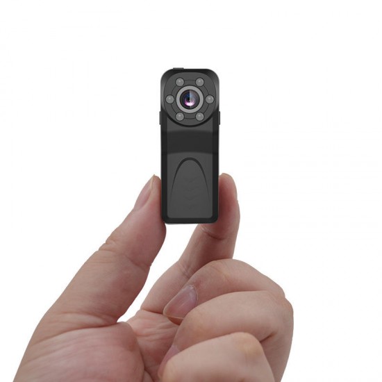 PD6 HD 1080P Mini Camera Vlog Camera for Youtube Recording Infrared Night Vision 140° Wide-angle Recorder Police Camera Anti-thief Webcam Drive Recorder