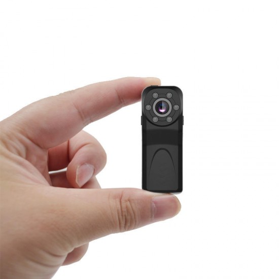 PD6 HD 1080P Mini Camera Vlog Camera for Youtube Recording Infrared Night Vision 140° Wide-angle Recorder Police Camera Anti-thief Webcam Drive Recorder