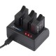 3-Channel Battery Charger With Micro USB-C/Type-C Port For GoPro HERO5/06