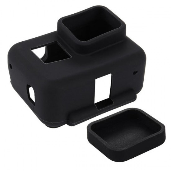Housing Cover Silicone Protective Case with Lens Cover For Gopro Hero 5