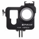 PU153 Housing Shell Aluminum Alloy Protective Case Cage W/ UV Lens Filter Lens Cap for GoPro Hero 4 / Hero4