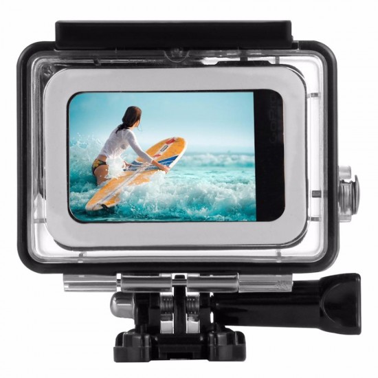PU200 Waterproof Protective Cover Diving Shell Touch Screen Case for GoPro Hero 5