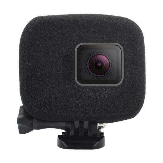 PU389 Sponge Foam Windshield Protective Housing Case Shell for GoPro Hero 7 6 5 Black White Silver Action Camera