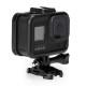 Protective Frame Case Shell Side Open with Cold Shoe for GoPro Hero 8 Black Action Sports Camera