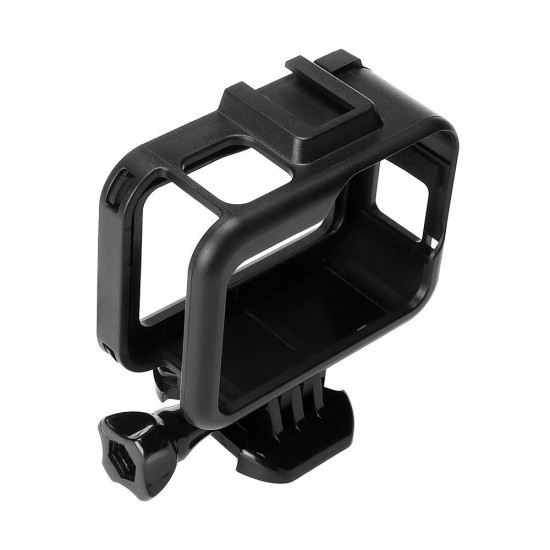 Protective Frame Case Shell Side Open with Cold Shoe for GoPro Hero 8 Black Action Sports Camera