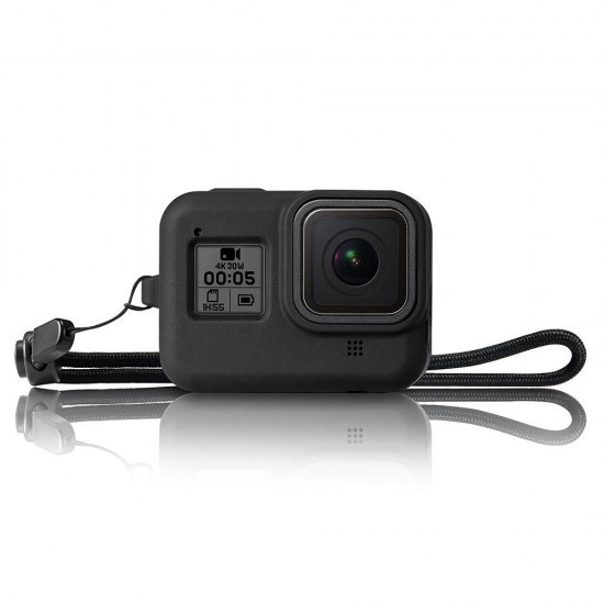 Silica Gel Shockproof Protective Shell Frame Case for GoPro Hero 8 Black Action Sports Camera Silica Gel Shockproof Protective Shell Frame Case for GoPro Hero 8 Black Action Sports Camera