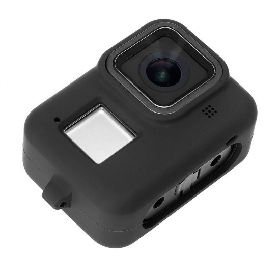 Silica Gel Shockproof Protective Shell Frame Case for GoPro Hero 8 Black Action Sports Camera