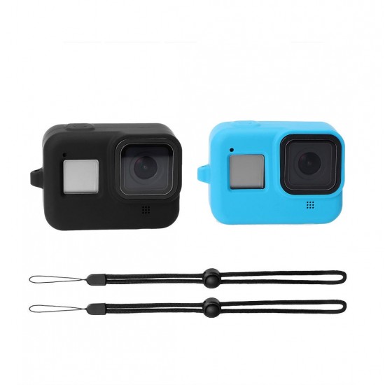 Silica Gel Shockproof Protective Shell Frame Case for GoPro Hero 8 Black Action Sports Camera Silica Gel Shockproof Protective Shell Frame Case for GoPro Hero 8 Black Action Sports Camera