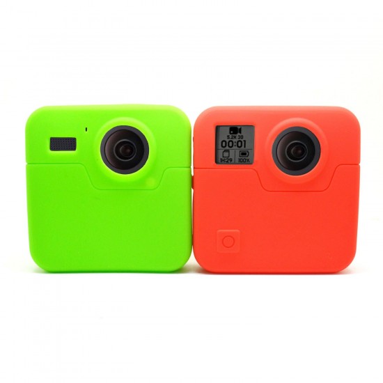 Silicone Protective Case Skin Cover Camera Accessories for GoPro Fusion 360 Camera 8 Colors