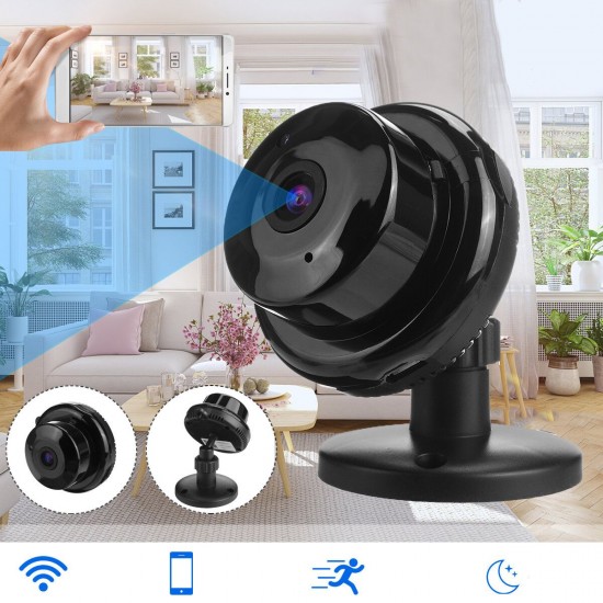 Smart Camera HD 1080p Wide Angle Compact Camera Waterproof Infrared Night Vision Wireless Network Monitor Security Cam EU/US Plug