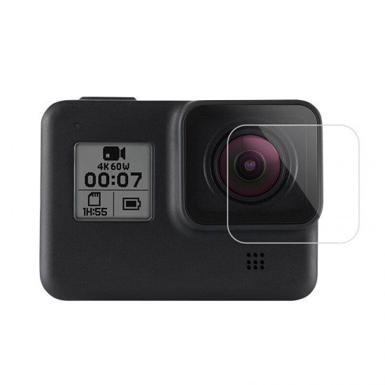 GP-FLM-801 9H Tempered Touch Screen Lens Protective Film for GoPro Hero 8 Black Action Camera GP-FLM-801 9H Tempered Touch Screen Lens Protective Film for GoPro Hero 8 Black Action Camera