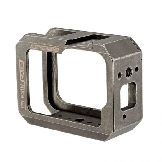 GP-FLM-802 Vlog Vlogging Cage Rig Stabilizer Protective Case Frame for GoPro Hero 8 Black Action Sports Camera