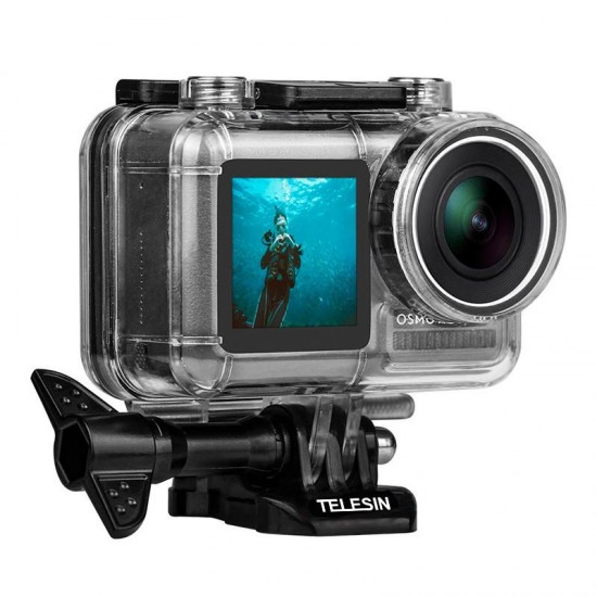 OS-WTP-002 40M Waterproof Underwater Diving Protective Case Shell for DJI OSMO Action Sports Camera OS-WTP-002 40M Waterproof Underwater Diving Protective Case Shell for DJI OSMO Action Sports Camera
