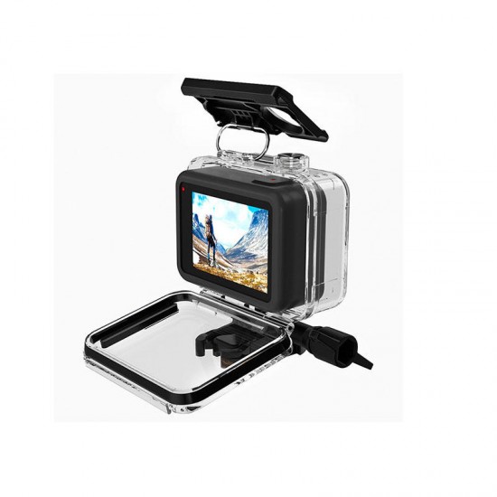 G8-1 60M Waterproof Diving Protective Shell Case for GoPro Hero 8 Black Action Sports Camera