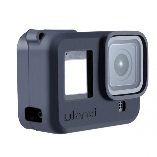 G8-3 Protective Case Frame Protector Cover with Lens Protective Cap for Gopro Hero 8 Black Action Sports Camera