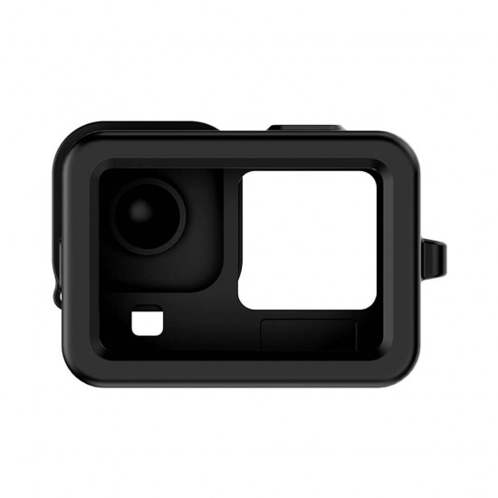 Silicone Protective Cover+Lens Cover Case for GoPro Hero 9 Black Sleeve Housing Case Frame with Lanyard Accessory