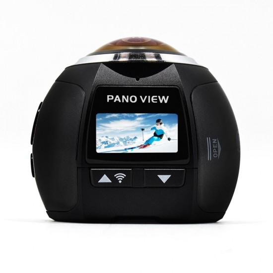 360° Mini WiFi Panoramic Video Camera 2448P 30fps 16MP Photo 3D Sports DV VR Video And Image ABS