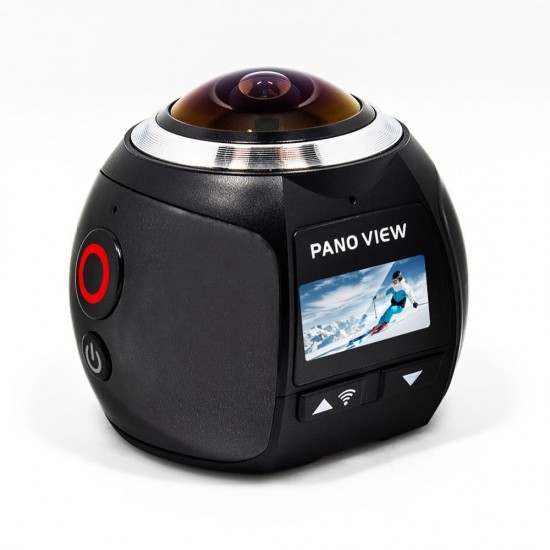 360° Mini WiFi Panoramic Video Camera 2448P 30fps 16MP Photo 3D Sports DV VR Video And Image ABS