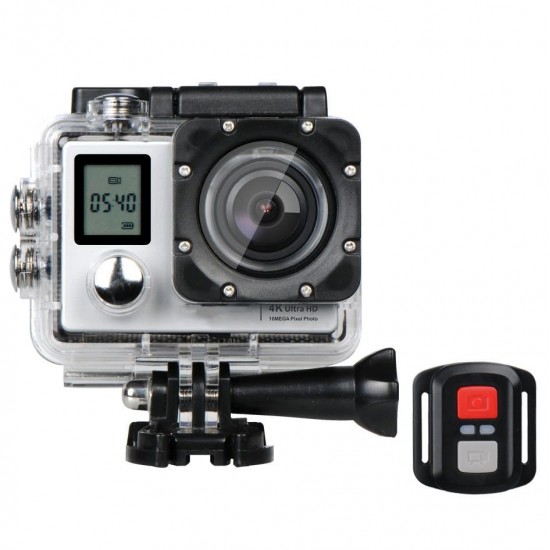 A1 V3 Dual Channel 4K HD WiFi Sports Camera Diving DV 173° Wide Angle 2.0 LCD HD 40M Waterproof with Remote Control