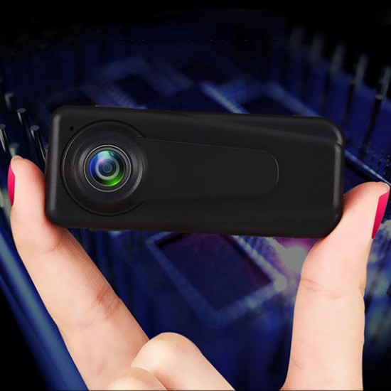 F1 HD 1080P Mini Camera Vlog Camera for Youtube Recording 140° Wide Angle Police Camera Security Guard Recorder Wearable Body Camera