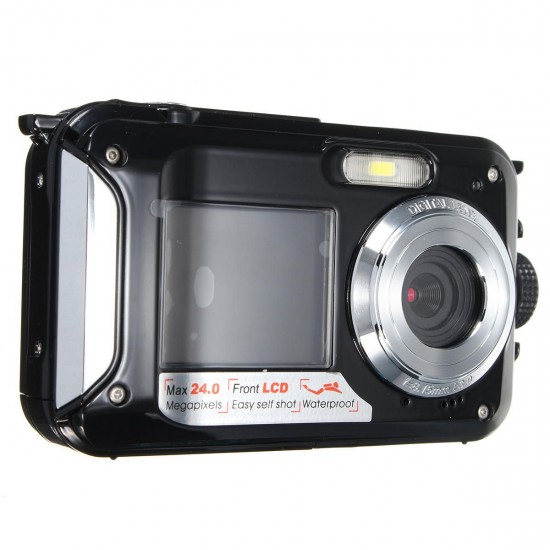 HD 1080P 24MP Double Screen 16X Zoom Digital Camera LED Flashlight Waterproof HD 1080P 24MP Double Screen 16X Zoom Digital Camera LED Flashlight Waterproof